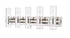 Z-Lite Lawson 5 Light Vanity in Brushed Nickel Finish Model: 343-5V-BN
