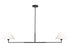Z-Lite Leila 2 Light Chandelier in Brushed Nickel Finish Model: 744-62L-BN