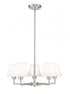 Z-Lite Leila 5 Light Chandelier in Brushed Nickel Finish Model: 744-26R-BN