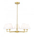 Z-Lite Leila 5 Light Chandelier in Brushed Nickel Finish Model: 744-34R-BN