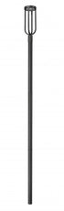 Z-Lite Leland 1 Light Outdoor Post Mounted Fixture in Sand Black Finish Model: 5005PHB-5009P120-BK