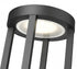 Z-Lite Leland 1 Light Outdoor Post Mounted Fixture in Sand Black Finish Model: 5005PHB-5009P96-BK-L