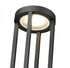 Z-Lite Leland 1 Light Outdoor Post Mounted Fixture in Sand Black Finish Model: 5005PHB-5011P-BK-LED