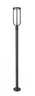 Z-Lite Leland 1 Light Outdoor Post Mounted Fixture in Sand Black Finish Model: 5005PHB-567P-BK-LED