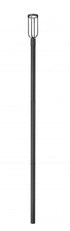 Z-Lite Leland 1 Light Outdoor Post Mounted Fixture in Sand Black Finish Model: 5005PHM-5009P120-BK