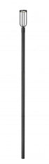Z-Lite Leland 1 Light Outdoor Post Mounted Fixture in Sand Black Finish Model: 5005PHM-5009P120-BK