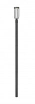 Z-Lite Leland 1 Light Outdoor Post Mounted Fixture in Sand Black Finish Model: 5005PHM-5009P96-BK-L