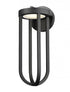 Z-Lite Leland 1 Light Outdoor Wall Light in Sand Black Finish Model: 5005B-BK-LED