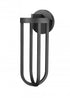 Z-Lite Leland 1 Light Outdoor Wall Light in Sand Black Finish Model: 5005B-BK-LED