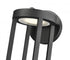 Z-Lite Leland 1 Light Outdoor Wall Light in Sand Black Finish Model: 5005B-BK-LED