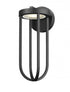 Z-Lite Leland 1 Light Outdoor Wall Light in Sand Black Finish Model: 5005M-BK-LED