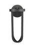 Z-Lite Leland 1 Light Outdoor Wall Light in Sand Black Finish Model: 5005M-BK-LED