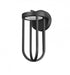 Z-Lite Leland 1 Light Outdoor Wall Light in Sand Black Finish Model: 5005S-BK-LED