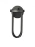 Z-Lite Leland 1 Light Outdoor Wall Light in Sand Black Finish Model: 5005S-BK-LED