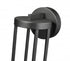 Z-Lite Leland 1 Light Outdoor Wall Light in Sand Black Finish Model: 5005S-BK-LED