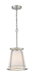 Z-Lite Lenyx Pendant 1 Light Pendant in Brushed Nickel Finish Model: 1935MP-BN