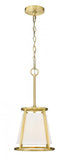 Z-Lite Lenyx Pendant 1 Light Pendant in Brushed Nickel Finish Model: 1935MP-BN