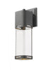 Z-Lite Lestat 1 Light Outdoor Wall Light in Brushed Aluminum Finish Model: 562B-BA-LED