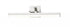 Z-Lite Liam 1 Light Vanity in Brushed Nickel Finish Model: 1009-25W-BN-LED