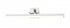 Z-Lite Liam 1 Light Vanity in Brushed Nickel Finish Model: 1009-32W-BN-LED