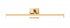Z-Lite Liam 1 Light Vanity in Brushed Nickel Finish Model: 1009-32W-BN-LED