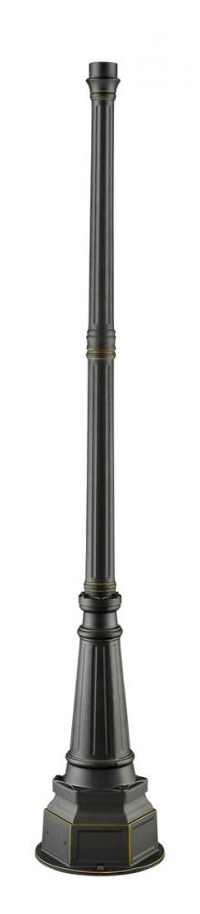 Z-Lite Light Outdoor Posts + Hardware in Black Finish Model: 564P-BK