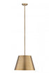 Z-Lite Lilly 1 Light Pendant in Brushed Nickel Finish Model: 2307-18BN