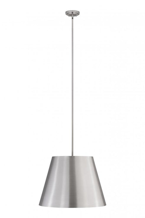 Z-Lite Lilly 1 Light Pendant in Brushed Nickel Finish Model: 2307-24BN