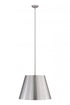 Z-Lite Lilly 1 Light Pendant in Brushed Nickel Finish Model: 2307-24BN