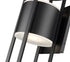 Z-Lite Luca 2 Light Outdoor Wall Light in Black Finish Model: 517B-BK-LED