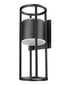 Z-Lite Luca 2 Light Outdoor Wall Light in Black Finish Model: 517B-BK-LED