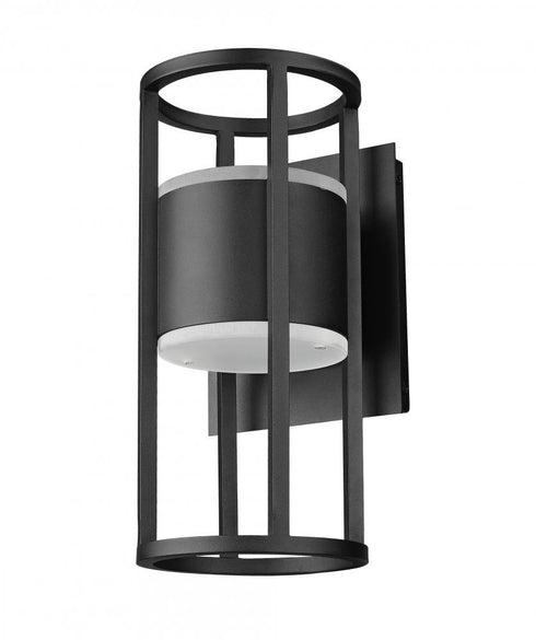 Z-Lite Luca 2 Light Outdoor Wall Light in Black Finish Model: 517S-BK-LED