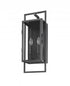 Z-Lite Lucian 2 Light Outdoor Wall Light in Black Finish Model: 598M-BK