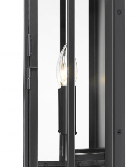 Z-Lite Lucian 2 Light Outdoor Wall Light in Black Finish Model: 598M-BK