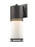 Z-Lite Luminata 1 Light Outdoor Wall Light in Brushed Aluminum Finish Model: 553B-BA-LED