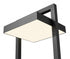 Z-Lite Luttrel 1 Light Outdoor Pier Mounted Fixture in Black Finish Model: 566PHXLR-533PM-BK-LE