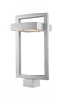 Z-Lite Luttrel 1 Light Outdoor Post Mount Fixture in Black Finish Model: 566PHBS-BK-LED