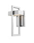 Z-Lite Luttrel 1 Light Outdoor Wall Light in Black Finish Model: 566S-BK-LED