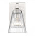 Z-Lite Lyna 1 Light Wall Sconce in Brushed Nickel Finish Model: 823-1S-BN