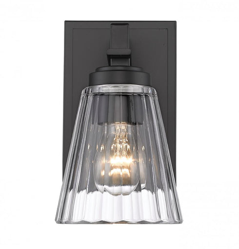 Z-Lite Lyna 1 Light Wall Sconce in Brushed Nickel Finish Model: 823-1S-BN