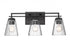 Z-Lite Lyna 3 Light Vanity in Brushed Nickel Finish Model: 823-3V-BN