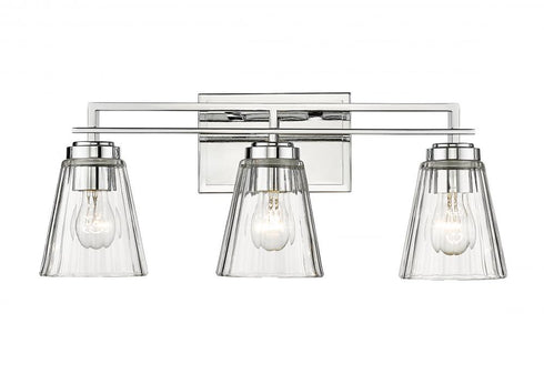 Z-Lite Lyna 3 Light Vanity in Brushed Nickel Finish Model: 823-3V-BN