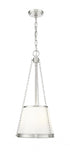 Z-Lite Madeline 4 Light Pendant in Brushed Nickel Finish Model: 1954P12-BN