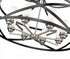 Z-Lite Malcalester 8 Light Chandelier in Matte Black + Brushed Nickel Finish Model: 481P30-MB-BN