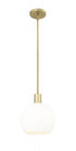 Z-Lite Margo 1 Light Pendant in Brushed Nickel Finish Model: 7500P10-BN