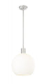 Z-Lite Margo 1 Light Pendant in Brushed Nickel Finish Model: 7500P14-BN