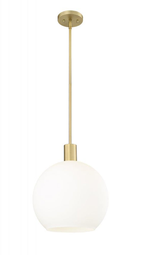 Z-Lite Margo 1 Light Pendant in Brushed Nickel Finish Model: 7500P14-BN