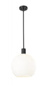 Z-Lite Margo 1 Light Pendant in Brushed Nickel Finish Model: 7500P14-BN