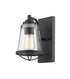 Z-Lite Mariner 1 Light Wall Sconce in Brushed Nickel Finish Model: 444-1S-BN