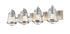 Z-Lite Mariner 4 Light Vanity in Brushed Nickel Finish Model: 444-4V-BN